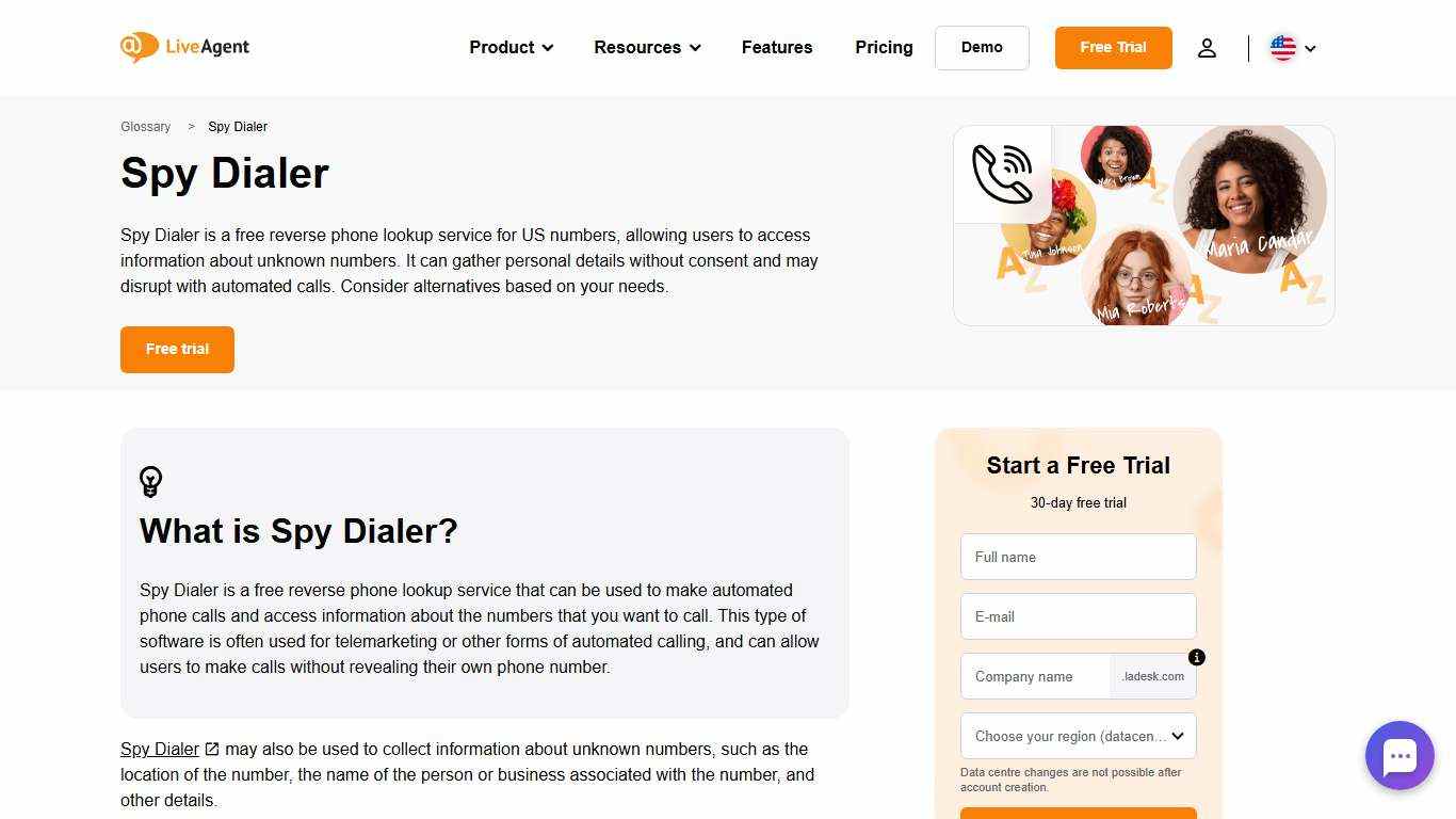 Try Phone Number Lookup with Spy Dialer